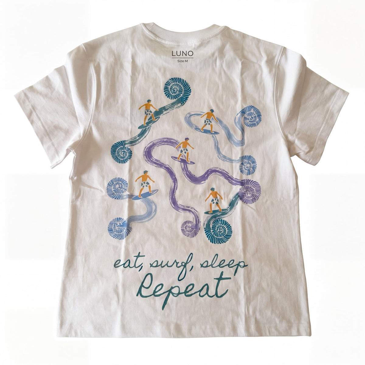 eat, surf, sleep. Repeat Tee